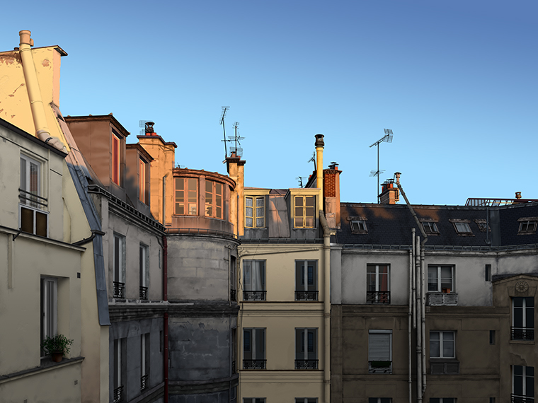 Paris courtyard II