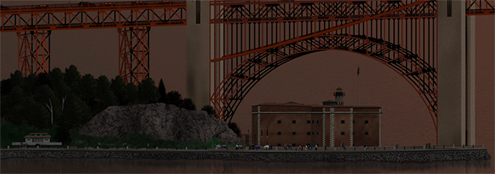 The Golden Gate left detail